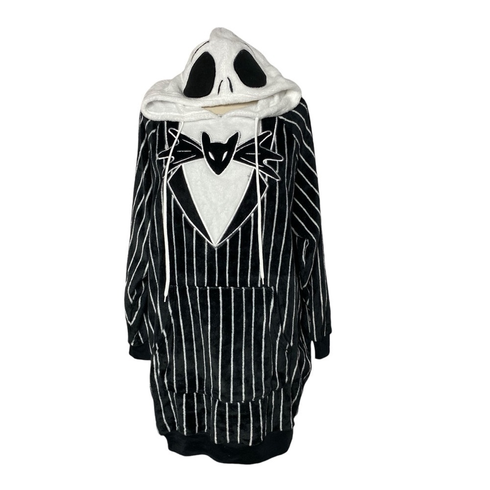 Disney MJC International Jack Skellington Pinstripe Hoodie Dress Size M